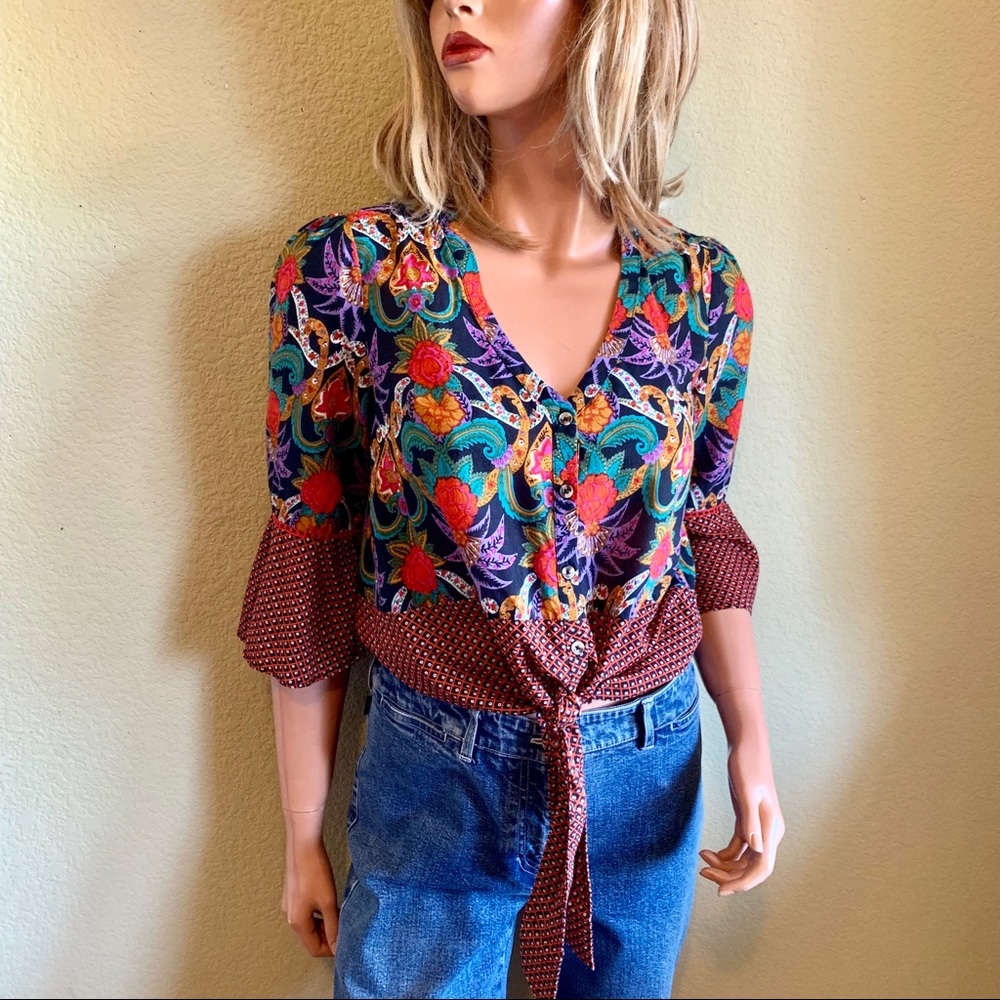 ANTHROPOLOGIE Maeve Boho Top - Picture 7 of 8